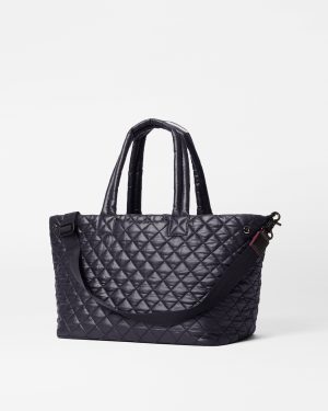 Black Medium Metro City Tote