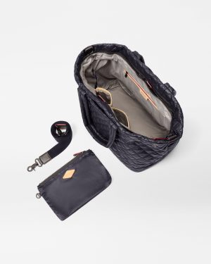 Black Medium Metro City Tote