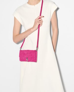 Raspberry Nubuck Astor Convertible Crossbody