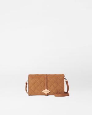 Brown Nubuck Astor Convertible Crossbody