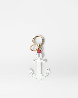 Multi leather Anchor Charm