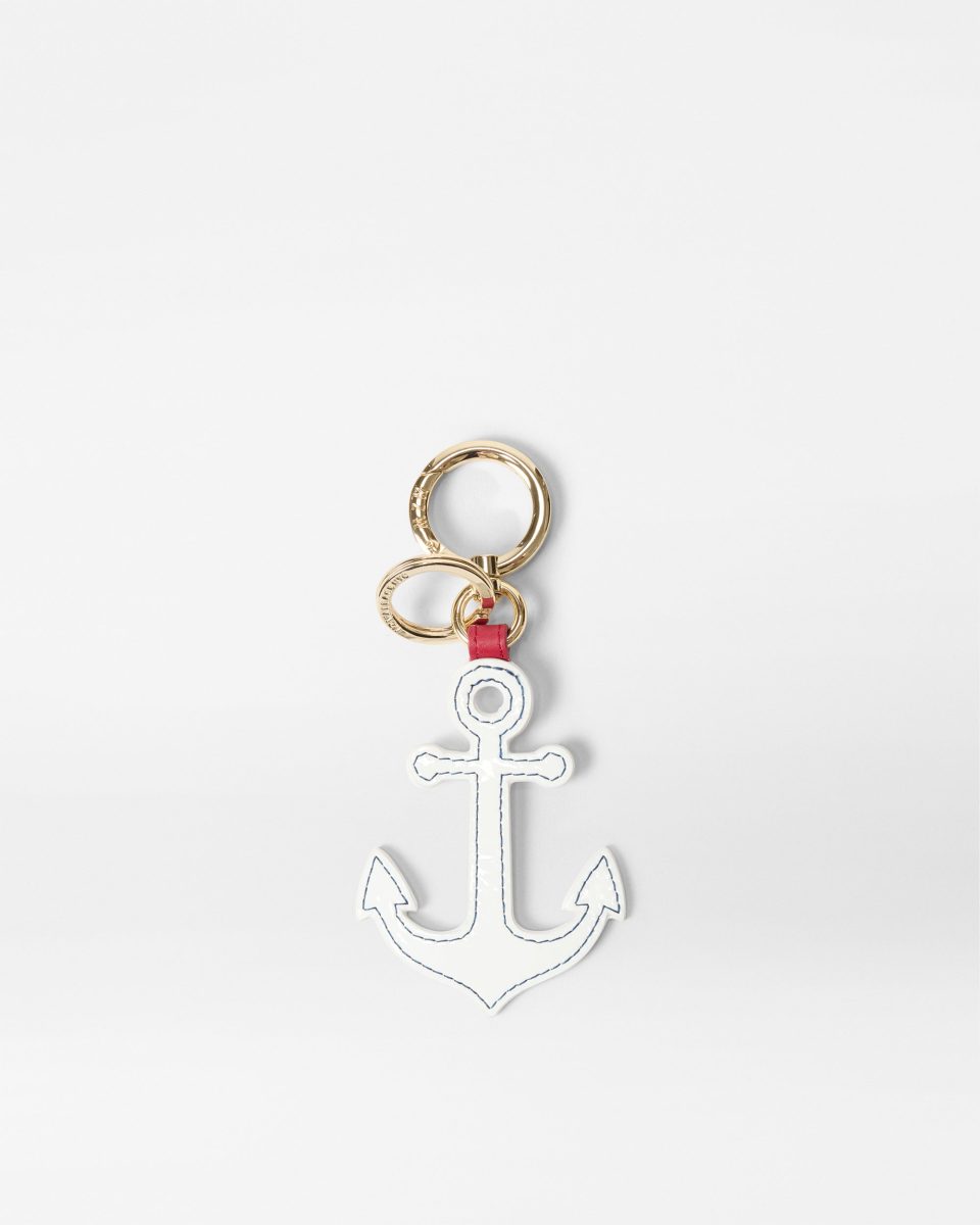 Multi leather Anchor Charm