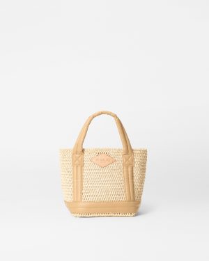 Crochet/Camel Mini Crochet Tote