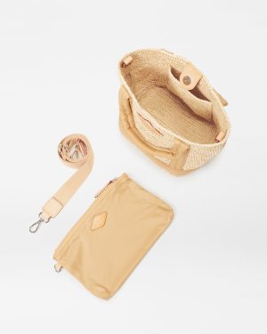 Crochet/Camel Mini Crochet Tote