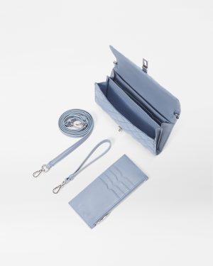 Stone Blue Astor Convertible Crossbody (Fabric)