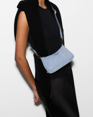 True Light Denim Mini Chelsea Shoulder