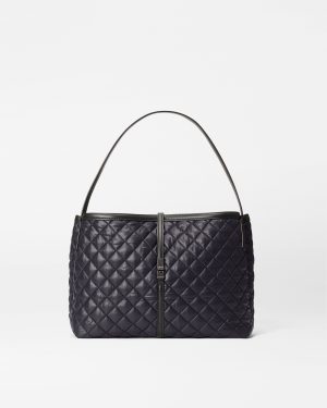 Black Astor East West Tote