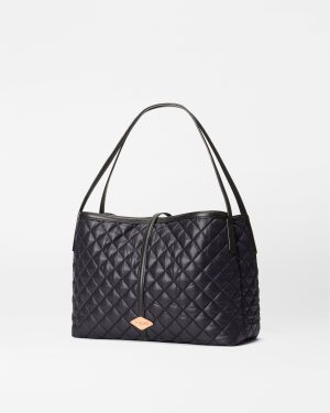 Black Astor East West Tote