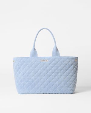 True Light Denim Medium Metro City Tote