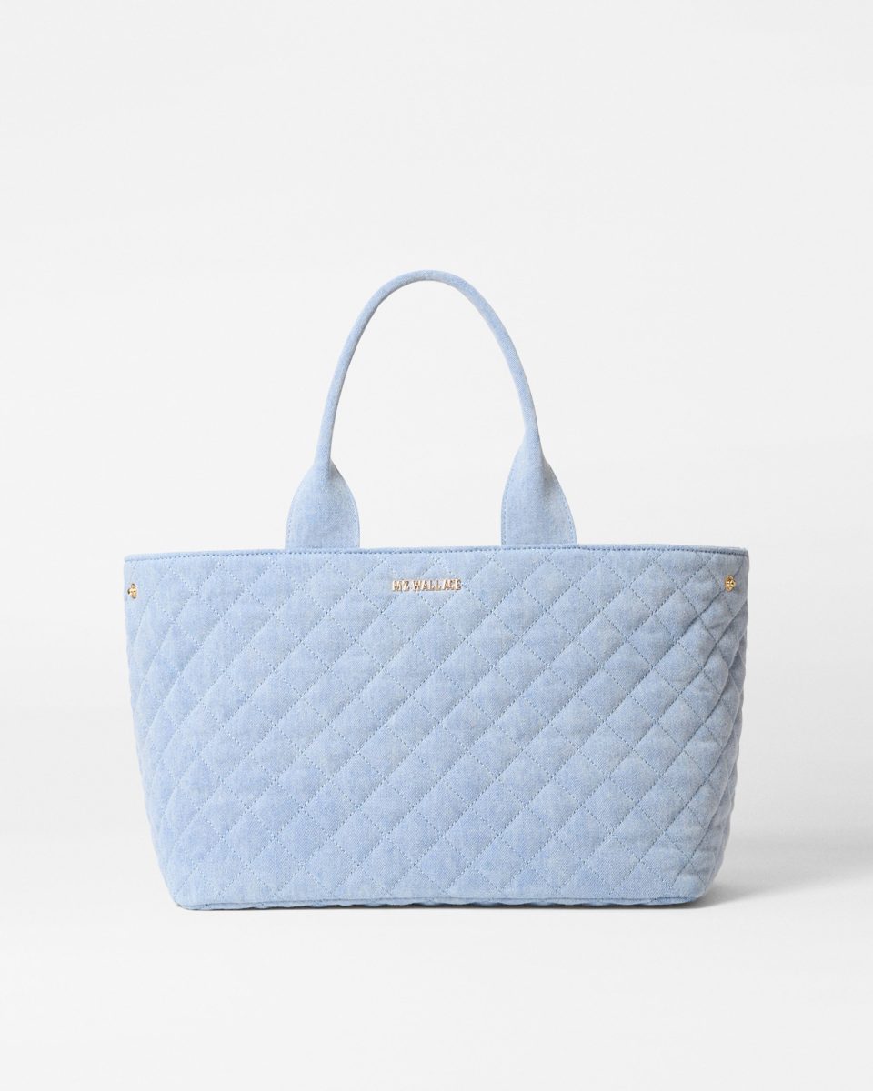True Light Denim Medium Metro City Tote