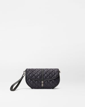 Black Small Astor Convertible Clutch