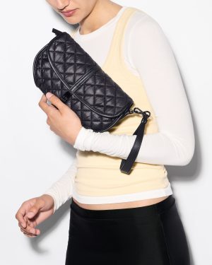 Black Small Astor Convertible Clutch