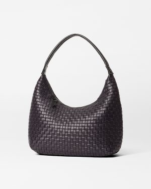 Black Medium Woven Shoulder