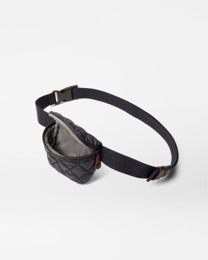 Black Micro Metro Belt Bag