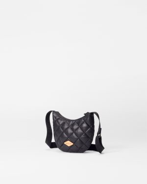 Black Micro Metro Crossbody