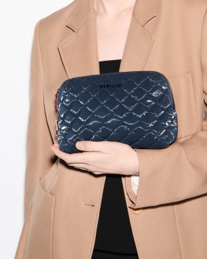 Ink Liquid Medium Double Zip Cosmetic