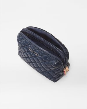 Ink Liquid Medium Double Zip Cosmetic